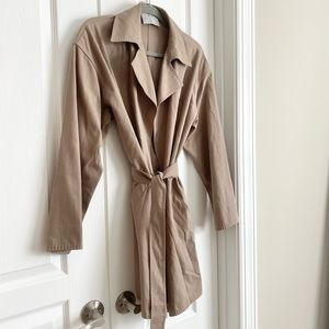 Dusan mid-length trench coat, size medium